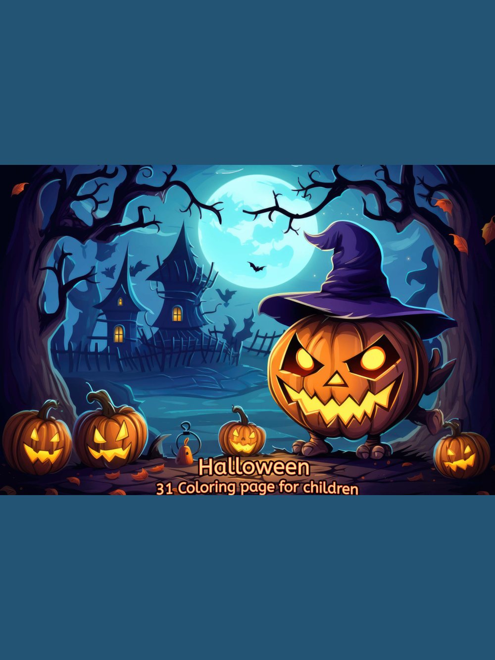 Halloween Coloring Book – Vol. 3 · Printable PDF cover