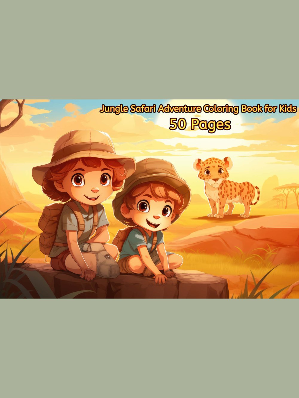 Jungle Safari – Complete Bundle (4 printable PDF books) cover
