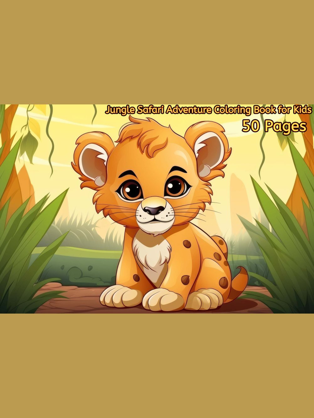 Jungle Safari Coloring Book – Vol. 3 · Printable PDF cover